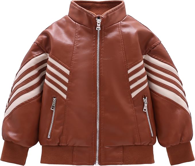 Boys Faux Leather Jacket